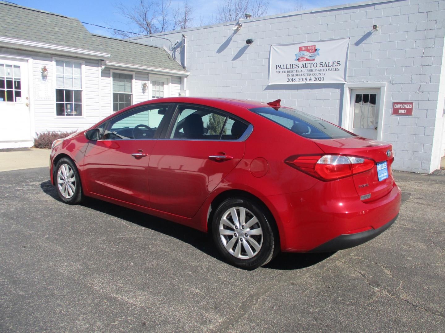 2015 RED Kia Forte (KNAFX4A84F5) , located at 540a Delsea Drive, Sewell, NJ, 08080, (856) 589-6888, 39.752560, -75.111206 - Photo#3